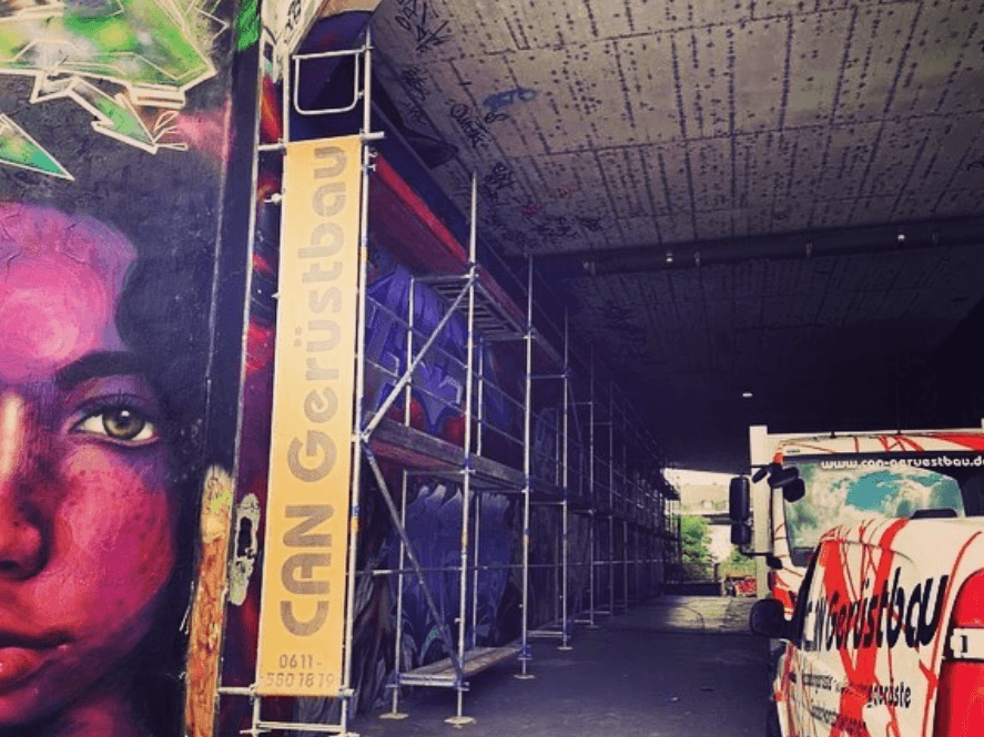 Gerüst Graffiti 